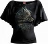 Celtic Wolf - Ladies Bat Top Spiral